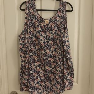 Plus size Faded Glory silky tank top.